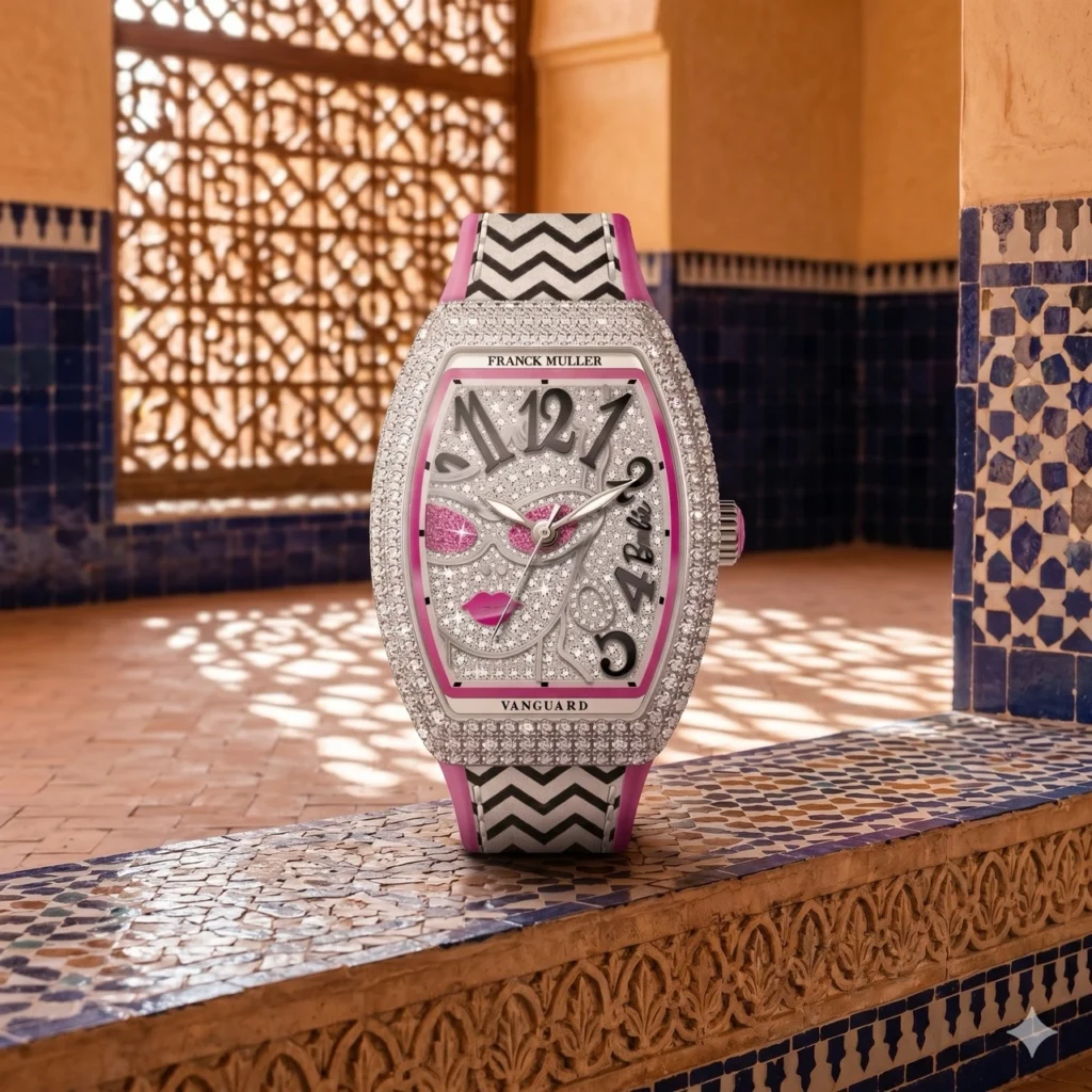 Franck Muller Vanguard Barbie Vintage Diamond-Diamond