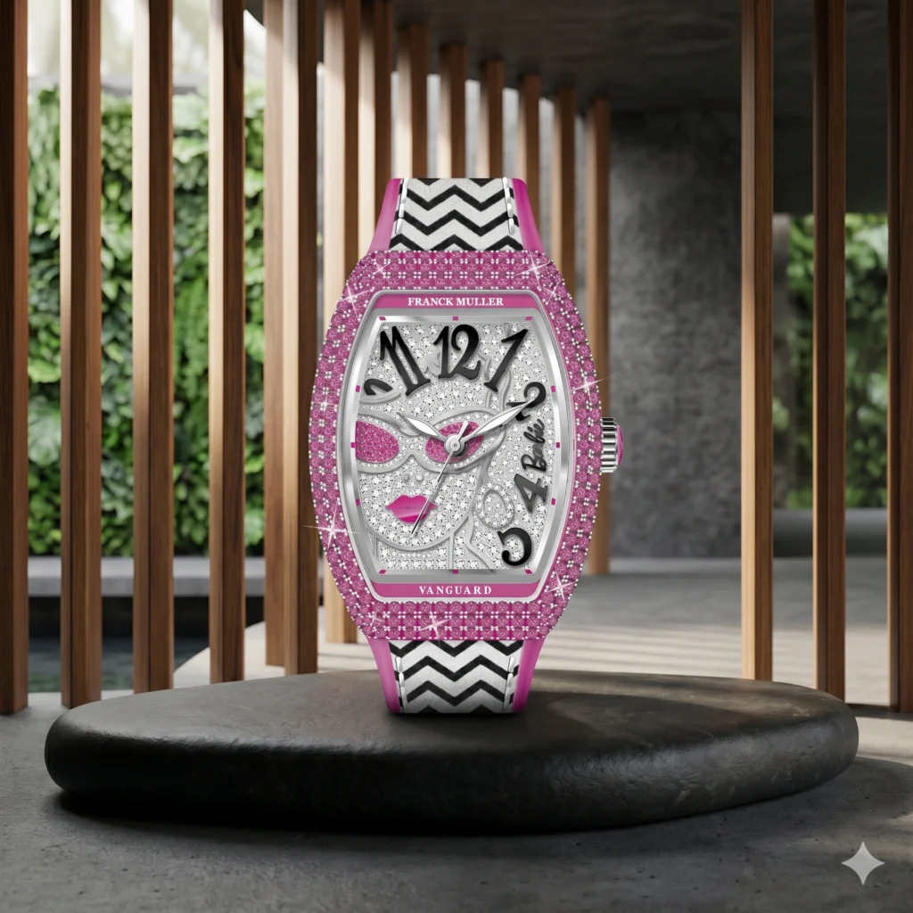 Franck Muller Vanguard Barbie Vintage Sapphire-Diamond